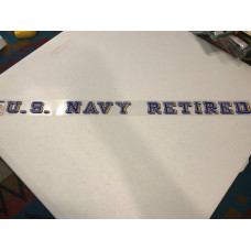 US Navy Retired Decal