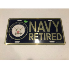 US Navy Retired Plate